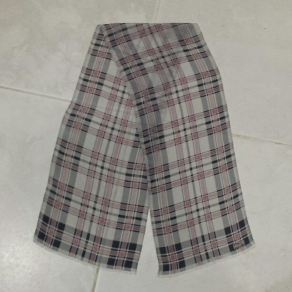 Plaid Sheer Dresco Scarf